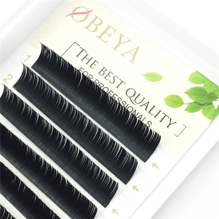 Flat ellipse eyelash extension customize package/label supplier vendor manufacturer plant wholesale JZ02